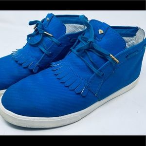 10.5 Diamond Supply Co Royal Carbon Blue Mid-High Men’s Shoes Sneakers Zipper